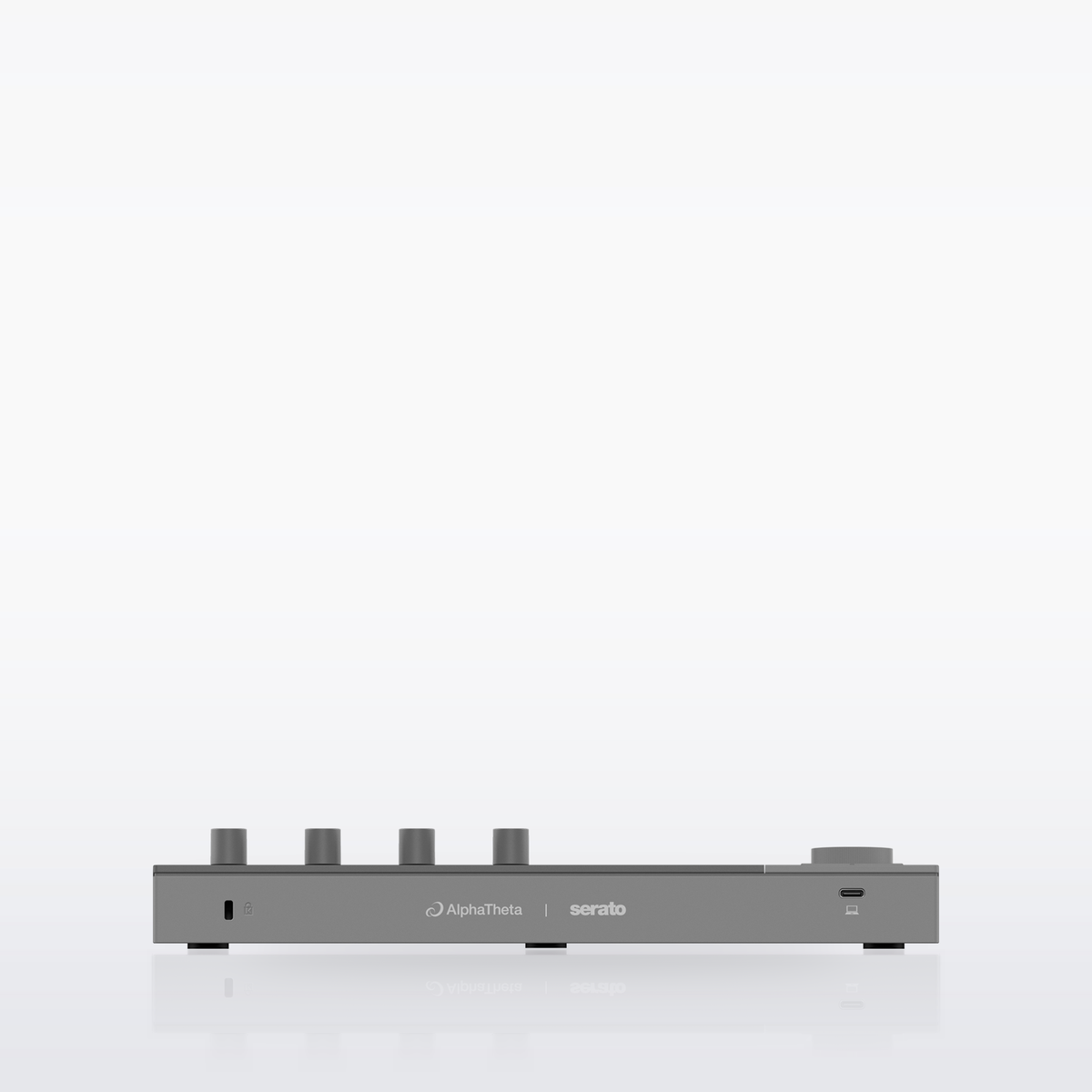 AlphaTheta SLAB MIDI pad controller, side view