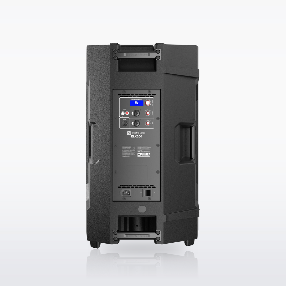 Electro-Voice ELX200-15P powered loudspeaker, rear panel