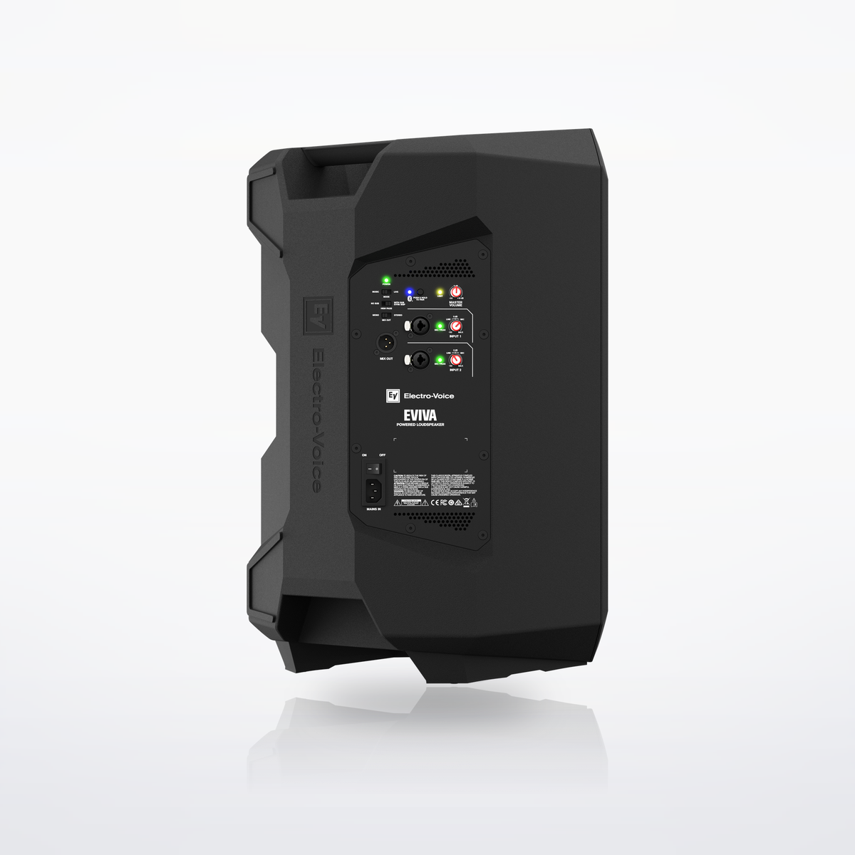 Electro-Voice EVIVA 12P powered loudspeaker, rear panel