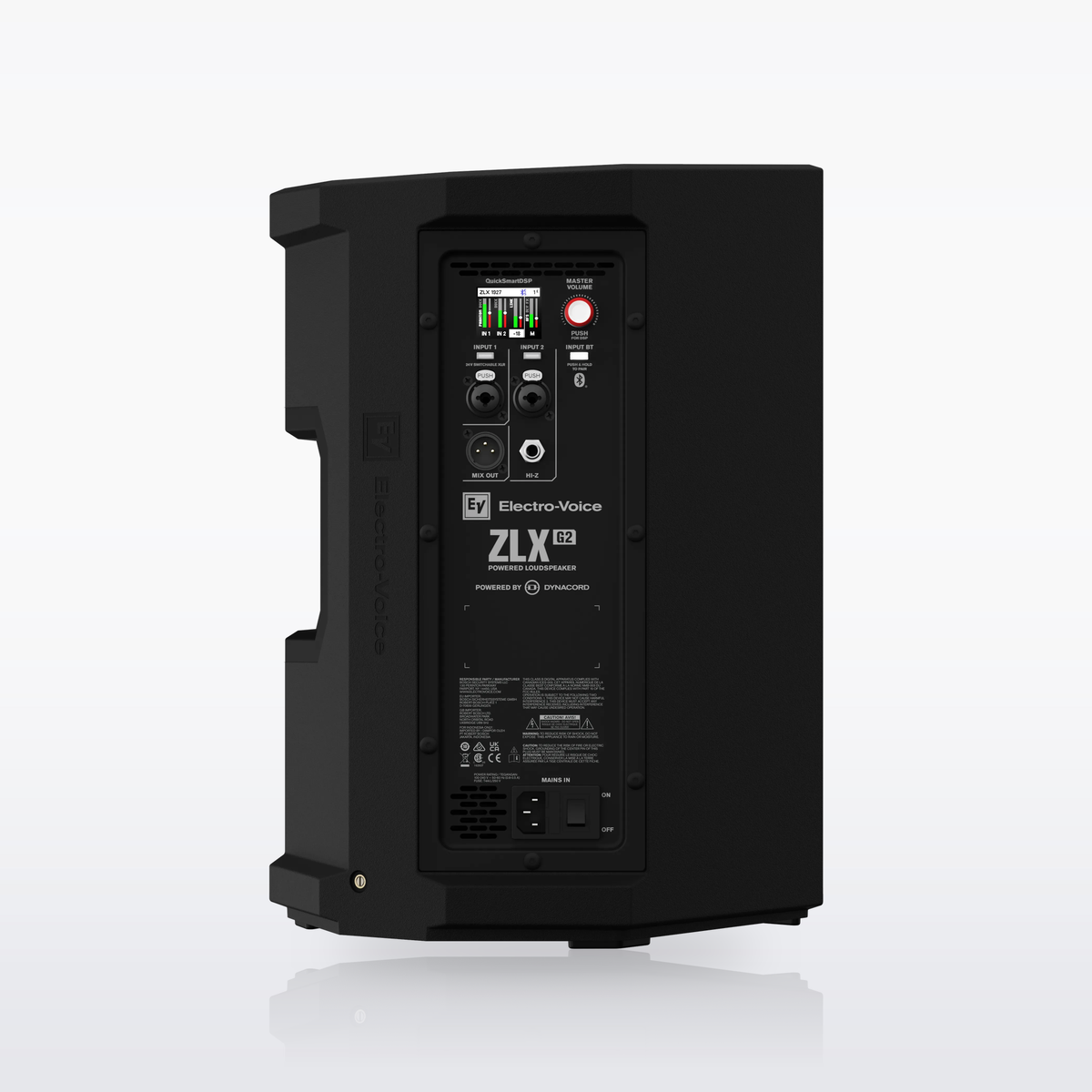 Electro-Voice ZLX-8P-G2 powered loudspeaker, rear panel