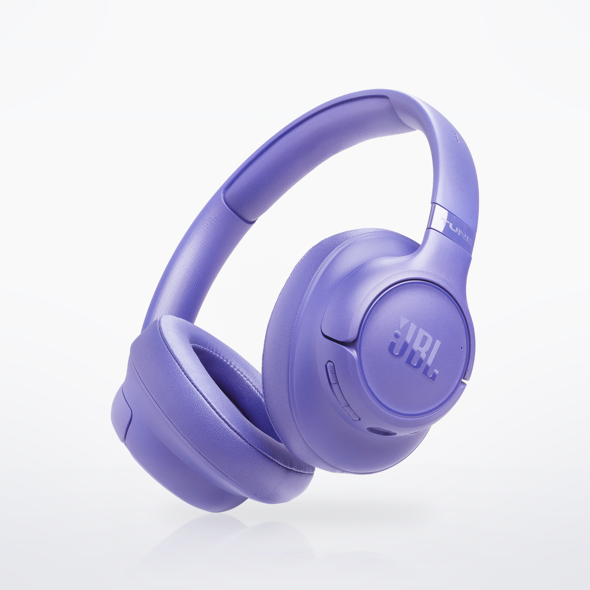 JBL Tune 730BT wireless over-ear headphones, Lavender, three-quarter view