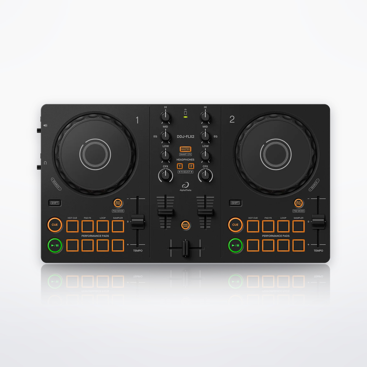 Pioneer DJ DDJ-FLX2, top view