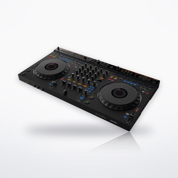 Pioneer DJ DDJ-GRV6 controller, elevated angle