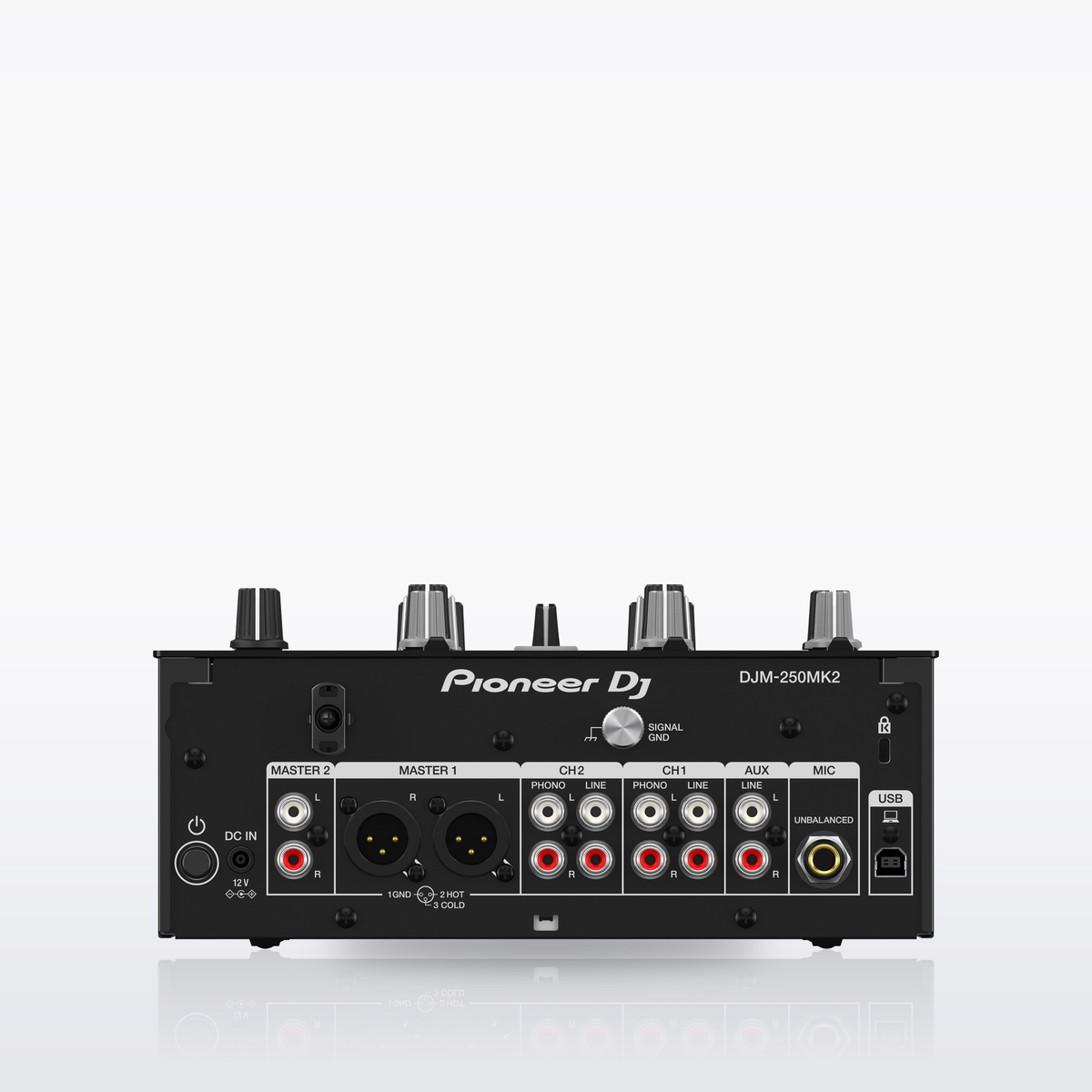 Pioneer DJ DJM-250MK2 2-channel DJ mixer, rear panel connections