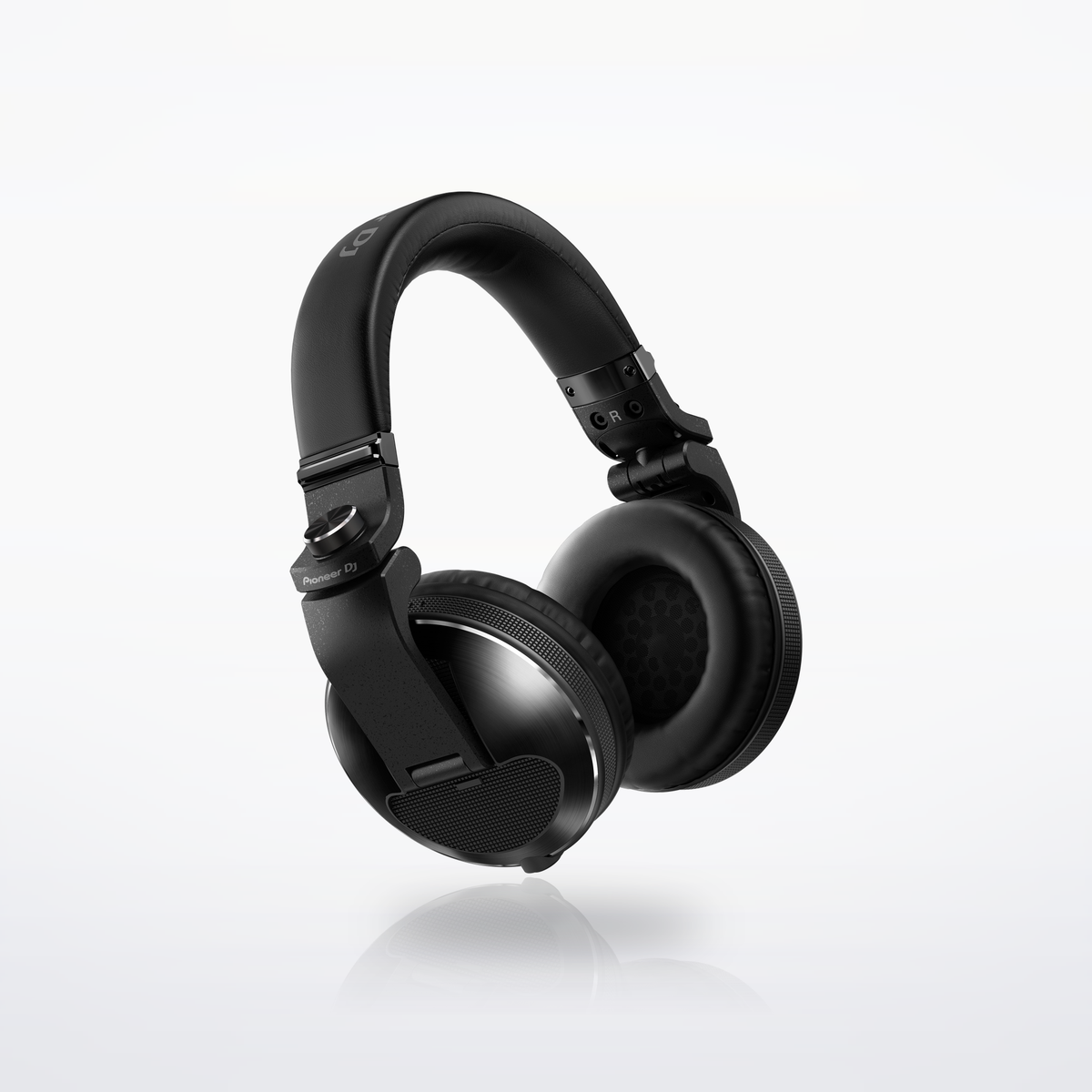 Pioneer DJ HDJ-X10 DJ headphones, Black, rear three-quarter view