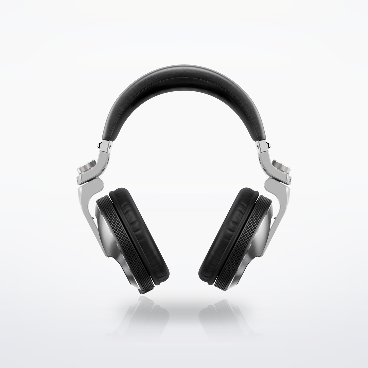 Pioneer DJ HDJ-X10 DJ headphones, Silver, front view