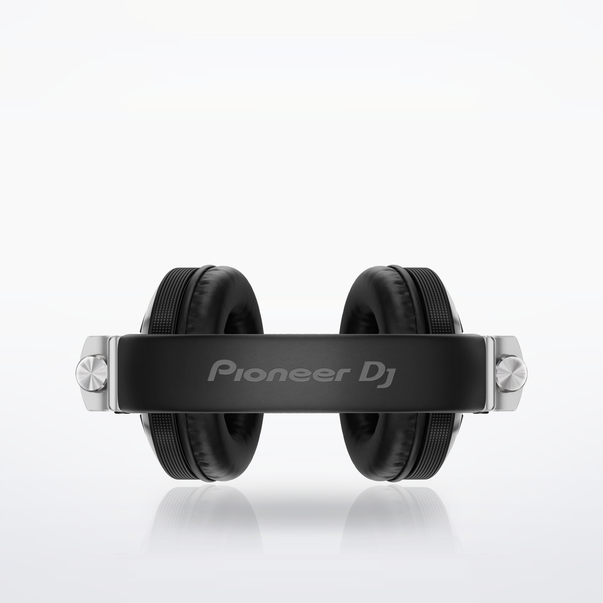 Pioneer DJ HDJ-X7 DJ headphones, Silver, top view
