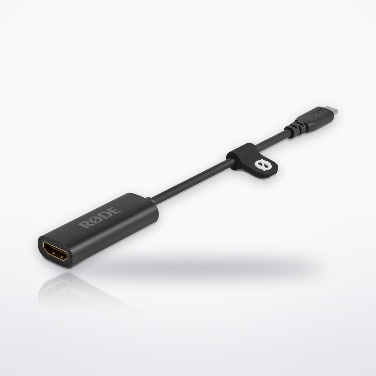 RØDE HDMI to USB-C Converter, three-quarter view