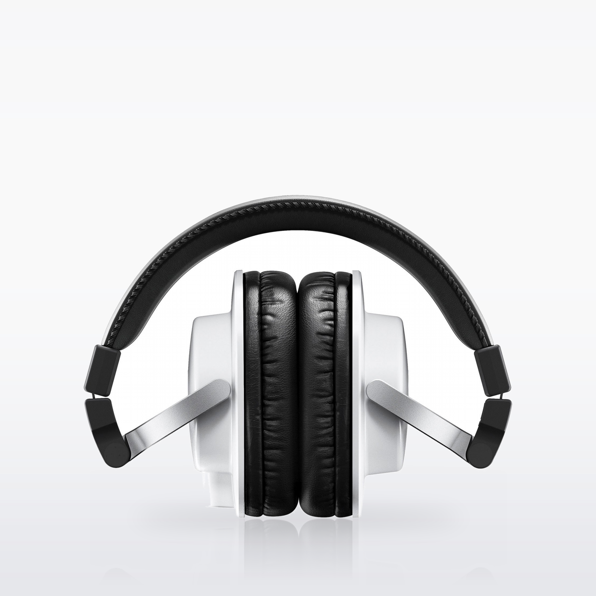 Yamaha HPH-MT5 studio monitor headphones, White, folded