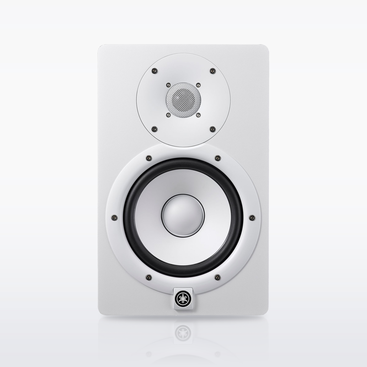 Yamaha HS7 studio monitor, White, front