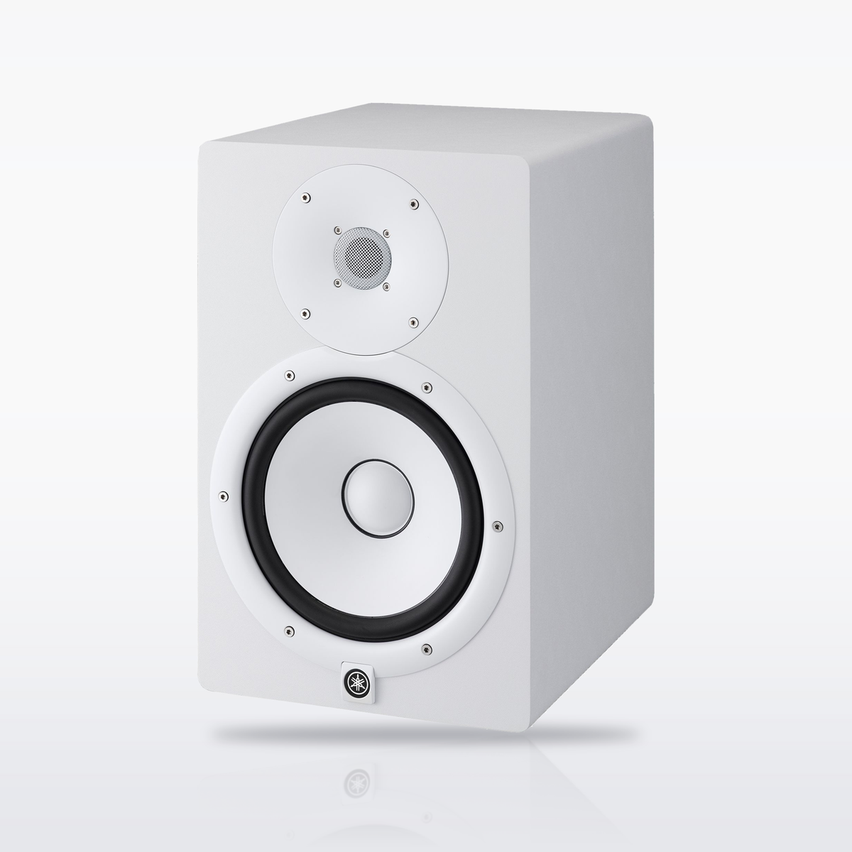 Yamaha HS8 studio monitor, White, angle