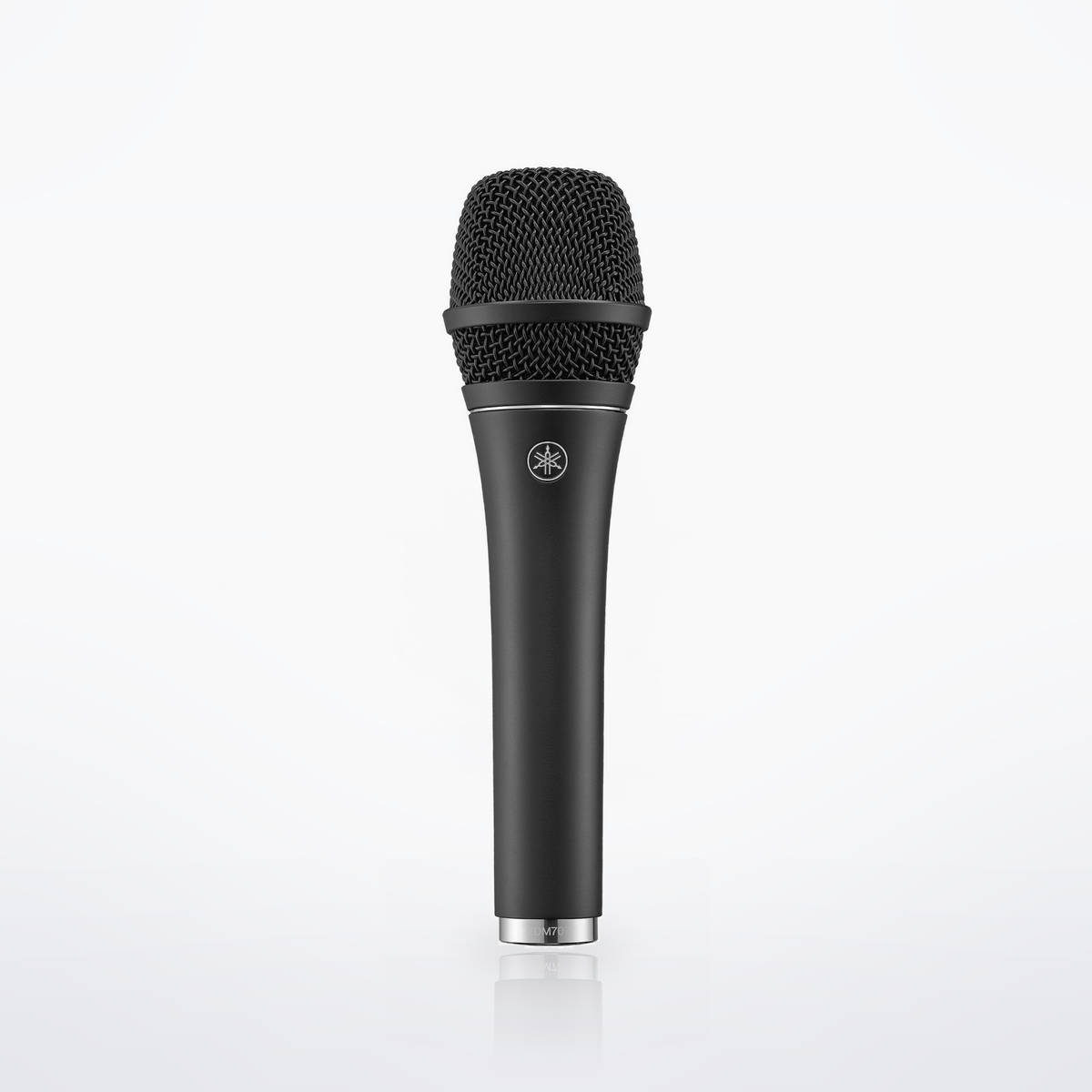 Yamaha YDM707 supercardioid dynamic microphone, Black, front view