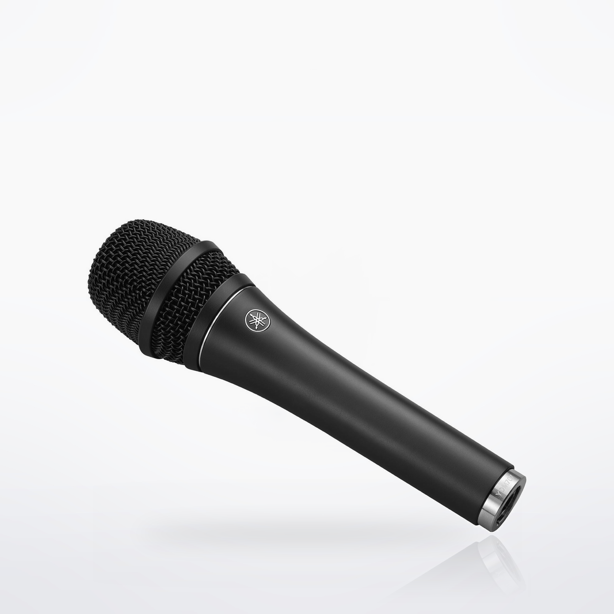 Yamaha YDM707 dynamic microphone, Black, three-quarter view
