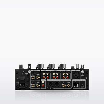 AlphaTheta DJM-V5 3-channel DJ mixer, rear panel connections