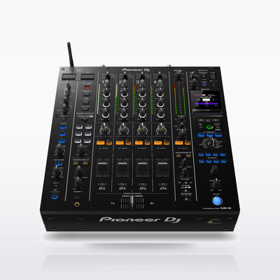 Pioneer DJ DJM-A9 mixer, front three-quarter view