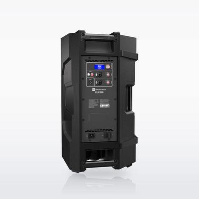 Electro-Voice ELX200-12P powered loudspeaker, rear three-quarter view