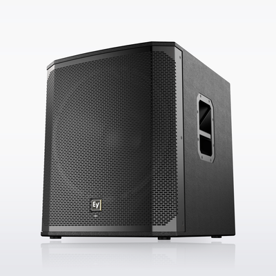 Electro-Voice ELX200-18SP powered subwoofer, three-quarter view