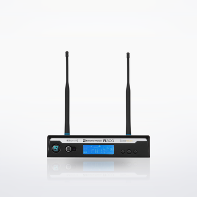 Electro-Voice R300-HD wireless microphone system, R300 receiver, front panel