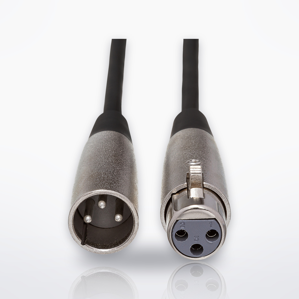 Hosa CMI-100 Quad Microphone Cable, front view