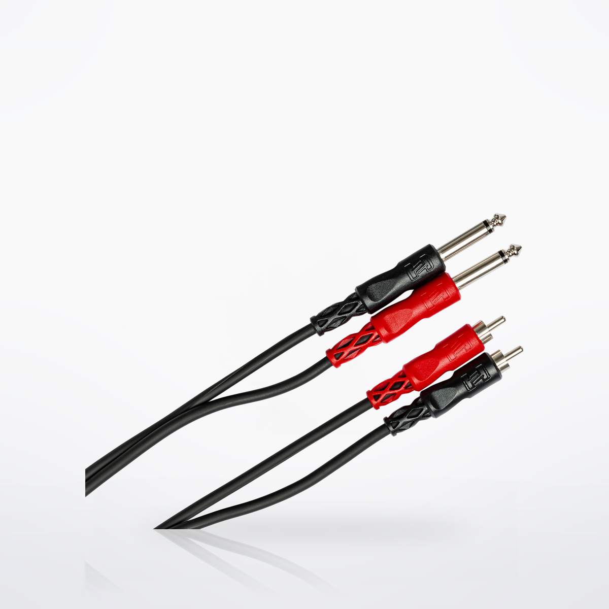 Hosa CPR-200 Stereo Interconnect, angle view
