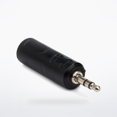 Hosa GMP-112 adapter, 1/4 in TRS to 3.5 mm TRS, full view