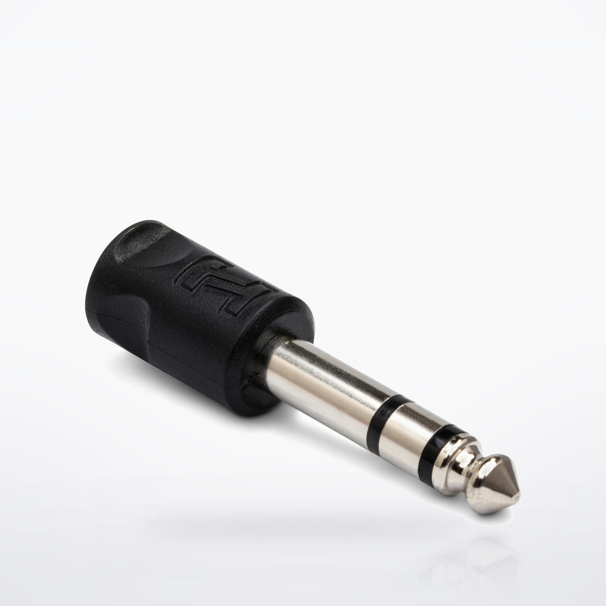 Hosa GPM-103 adapter, 3.5 mm TRS to 1/4 in TRS, full view