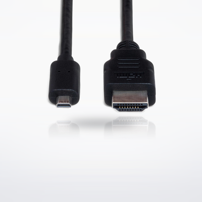 Hosa HDMM-406 Micro HDMI Cable, front view