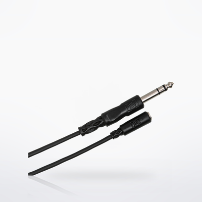 Hosa MHE-300 Headphone Adapter Cable, angle view