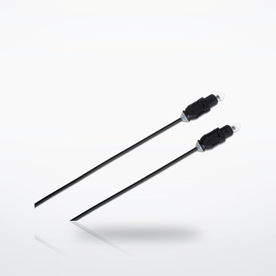 Hosa OPT-100 Fiber Optic Cable, angle view