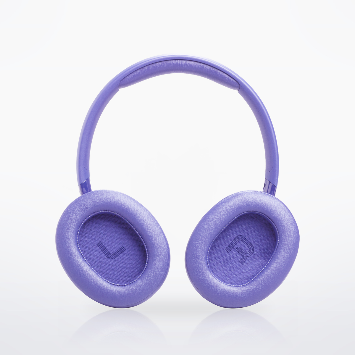 JBL Tune 730BT headphones, Lavender, cushioned earcup detail