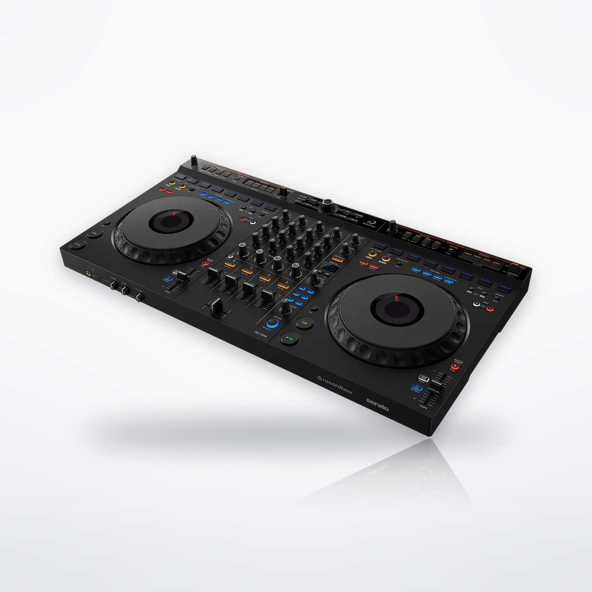 Pioneer DJ DDJ-GRV6 controller, elevated angle