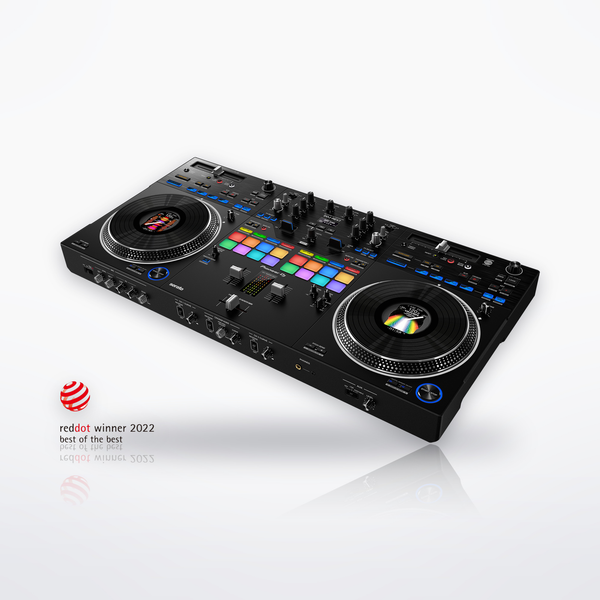 Pioneer DJ DDJ-REV7 scratch-style DJ controller, top view
