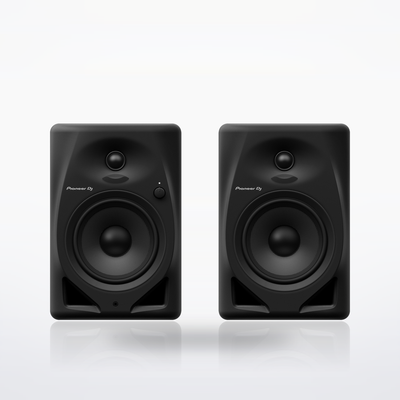 Pioneer DJ DM-50D desktop monitor speakers, Black, front