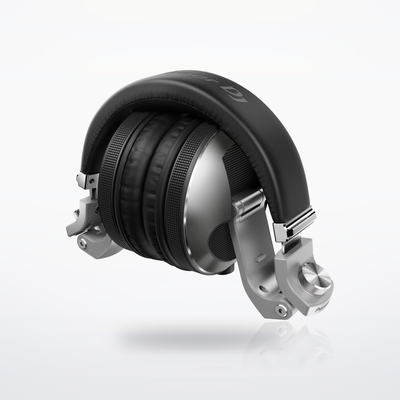 Pioneer DJ HDJ-X10 DJ headphones, Silver, folded