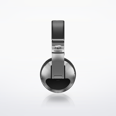 Pioneer DJ HDJ-X10 DJ headphones, Silver, side view
