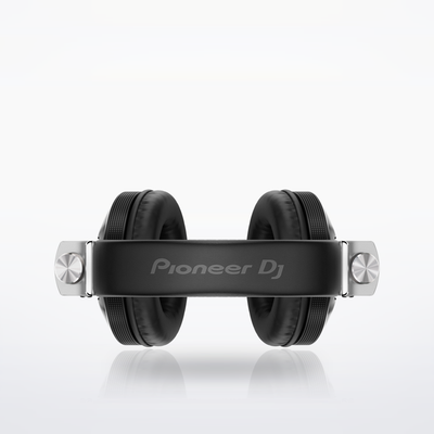 Pioneer DJ HDJ-X10 DJ headphones, Silver, top view