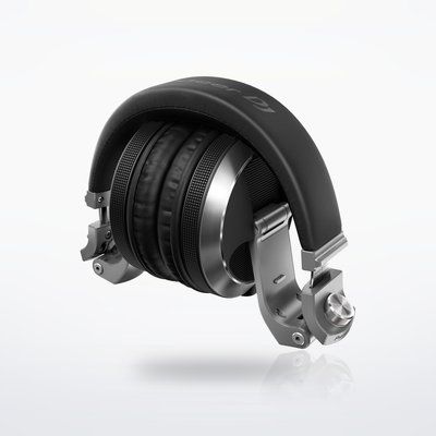 Pioneer DJ HDJ-X7 DJ headphones, Silver, folded