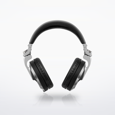 Pioneer DJ HDJ-X7 DJ headphones, Silver, front view