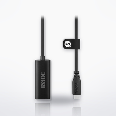 RØDE HDMI to USB-C Converter, close-up of the HDMI and USB-C connector heads