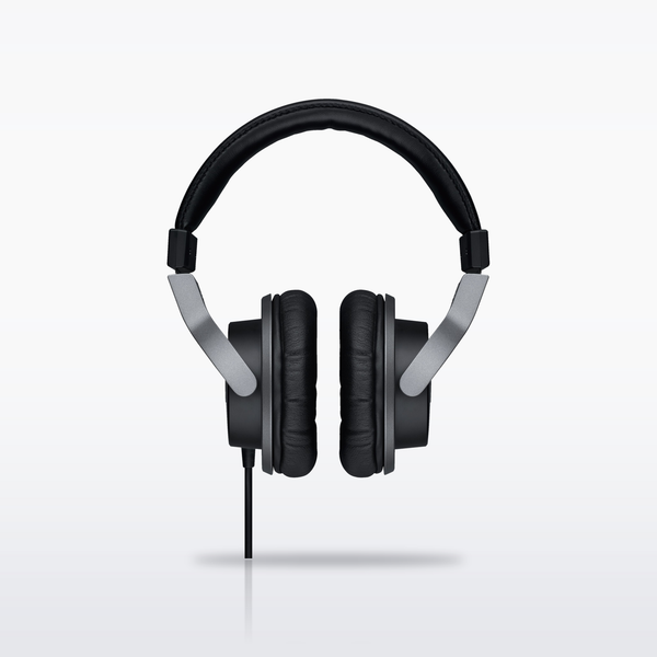 Yamaha HPH-MT7 studio monitor headphones, Black, front view