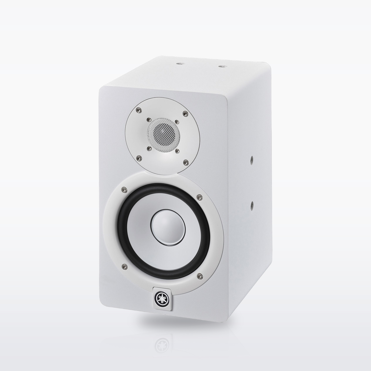 Yamaha HS5I studio monitor, White, angle