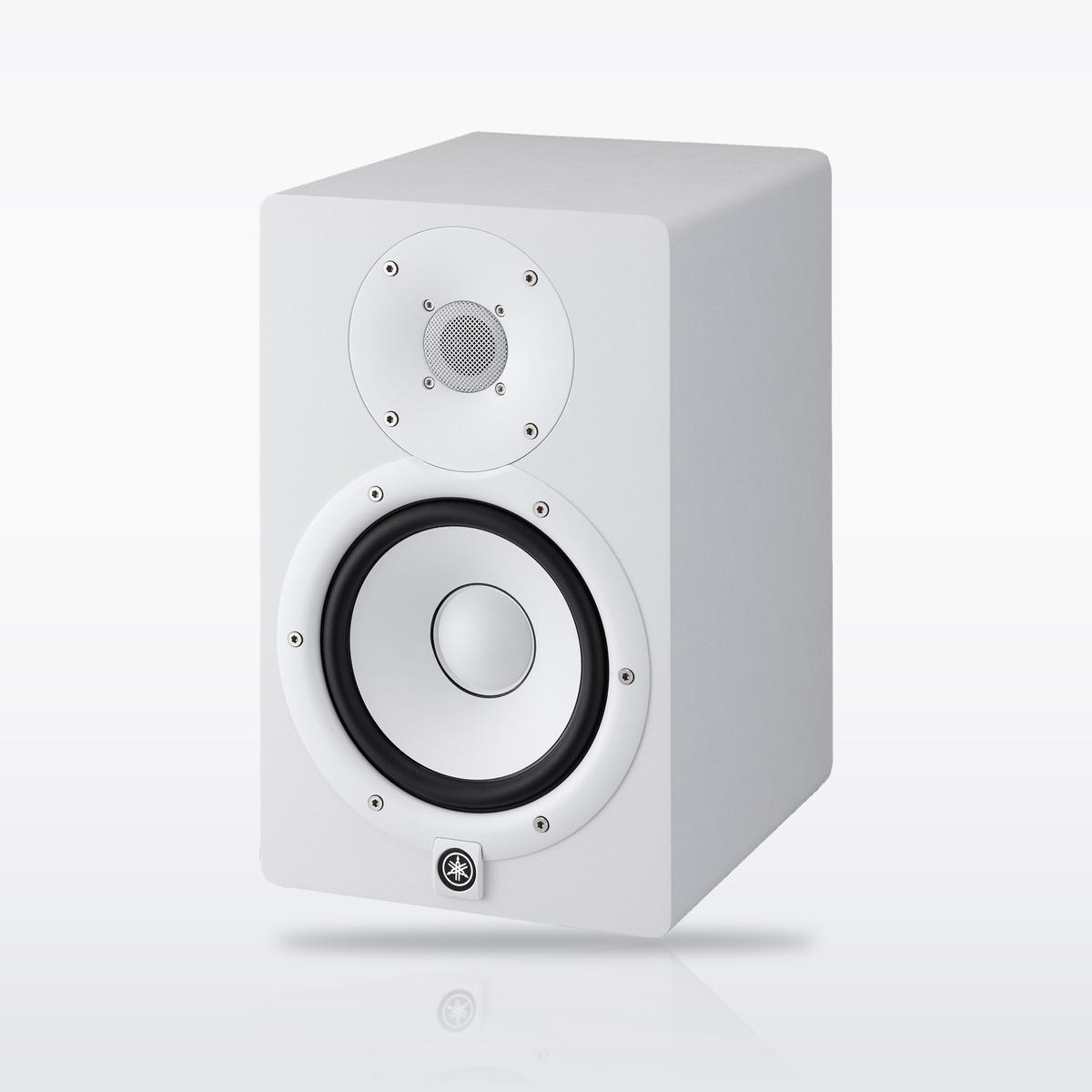 Yamaha HS7 studio monitor, White, angle