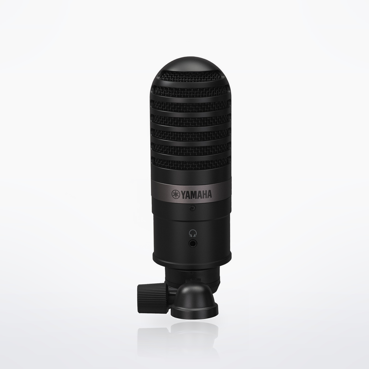 Yamaha YCM01U, Black, rear view with headphone jack and USB-C port
