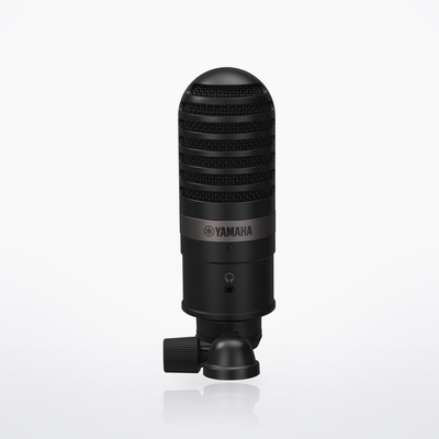 Yamaha YCM01U, Black, rear view with headphone jack and USB-C port