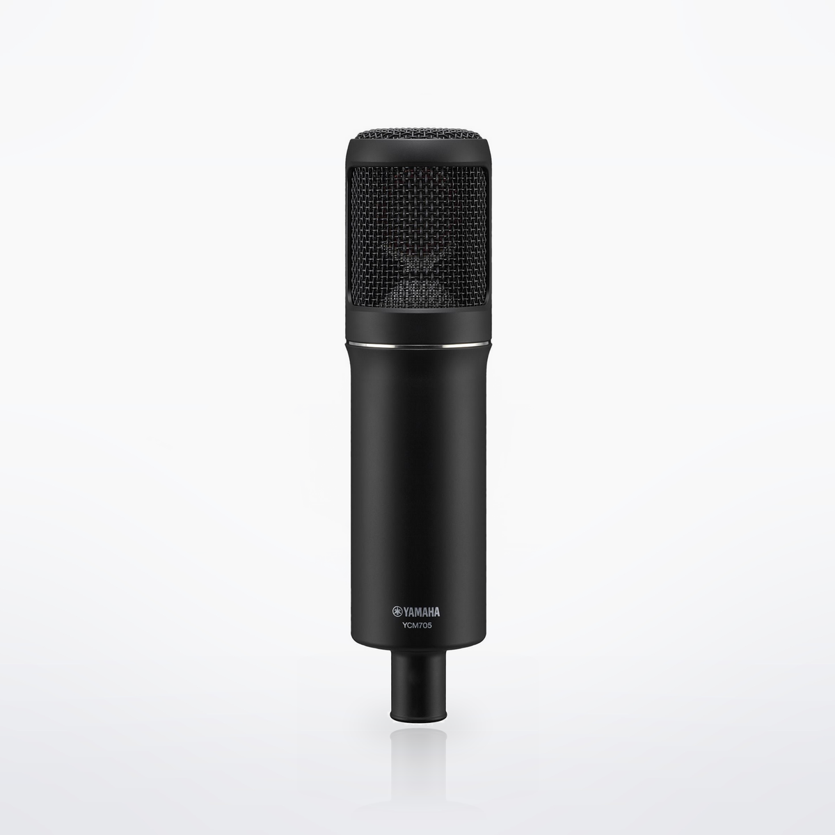 Yamaha YCM705, Black, rear view showing the pad and low-cut switches