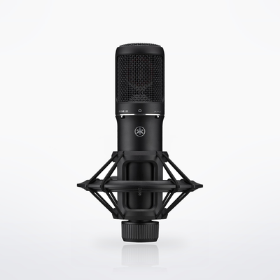 Yamaha YCM705, Black, suspended in its included shock mount