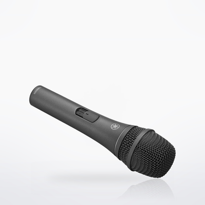 Yamaha YDM505S dynamic microphone, angled view of the grille and body