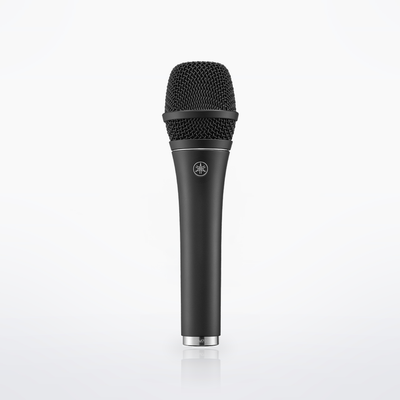 Yamaha YDM707 supercardioid dynamic microphone, Black, front view