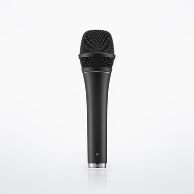 Yamaha YDM707 dynamic microphone, Black, rear view with XLR connector