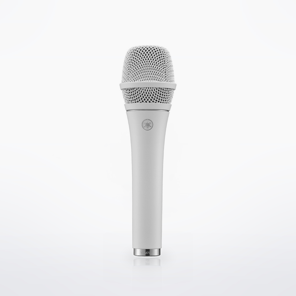 Yamaha YDM707 supercardioid dynamic microphone, White, front view